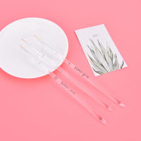 Set De 3 Rotuladores Para Dibujar Y Pintar Uñas Con Brocha Liner Para Arte De Uñas DIY Kit De Manicura - details 0