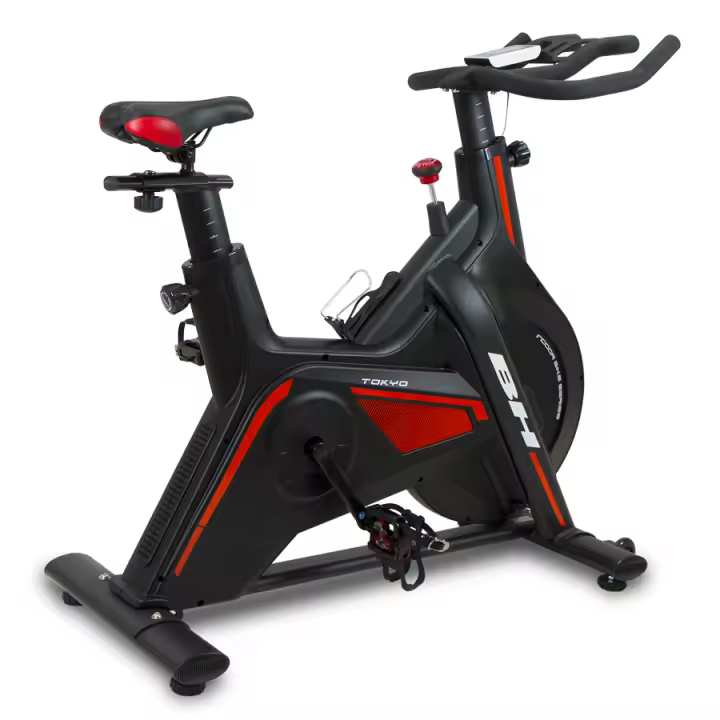 BH Fitness Tokyo H9181 | Ciclo Indoor Profesional con Freno Magnético y Volante de 20 kg para Entrenamientos Intensivos - 1