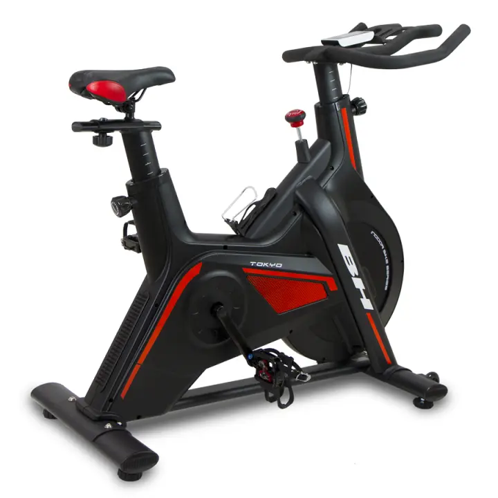BH Fitness Tokyo H9181 | Ciclo Indoor Profesional con Freno Magnético y Volante de 20 kg para Entrenamientos Intensivos - 1