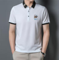 Camisa Polo Casual Para Hombres De Color Sólido Con Bordado Manga Corta Estilo Callejero Nuevo Arribo Moda Streetwear Verano - details 11