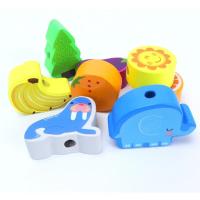 Juguetes Educativos De Madera Con Cuentas Para Bebés 42pcs DIY Montessori Juegos De Aprendizaje Con Frutas Y Animales Para Niños - details 14
