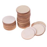 Círculos De Madera Natural No Terminados De 25mm a 100mm Para Manualidades DIY Decoraciones De Navidad Etiquetas Colgantes - details 7