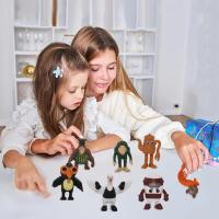 calendario adviento,Brainrot, 24 Piezas Tung Tung Tung Sahur Figura Tralalero Tralala Juguetes Figuras, Italian Brainrot Decoración de Escritorio para Coleccionistas, Regalos para Amigos (C 24Piezas) - details 2