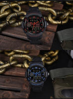 Reloj Deportivo De Pulsera Para Hombre SANDA Estilo Militar G-Style LED Digital Cronógrafo Resistente Al Agua Cuarzo Analógico-Digital Con Alarmas Y Calendario - details 11