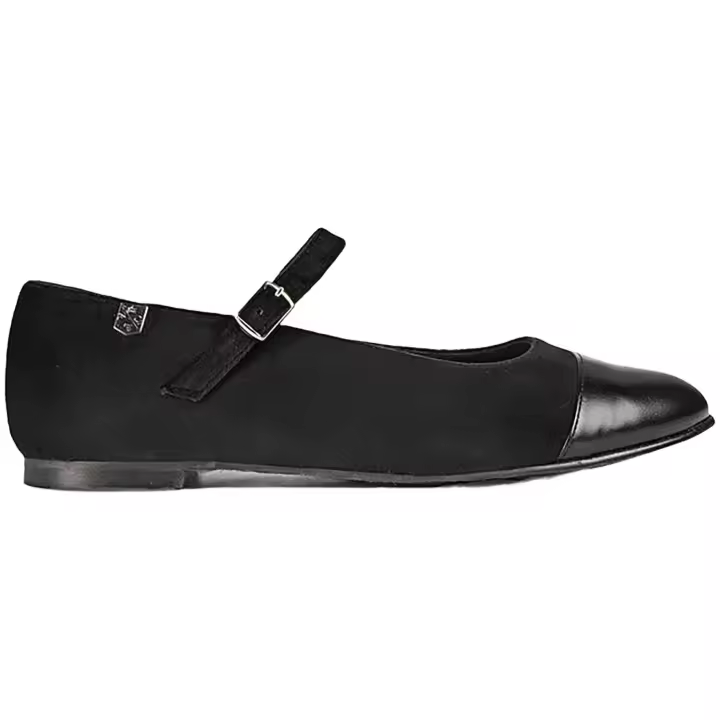 Manoletinas Popa Doris Terciopelo para mujer en color negro - 1