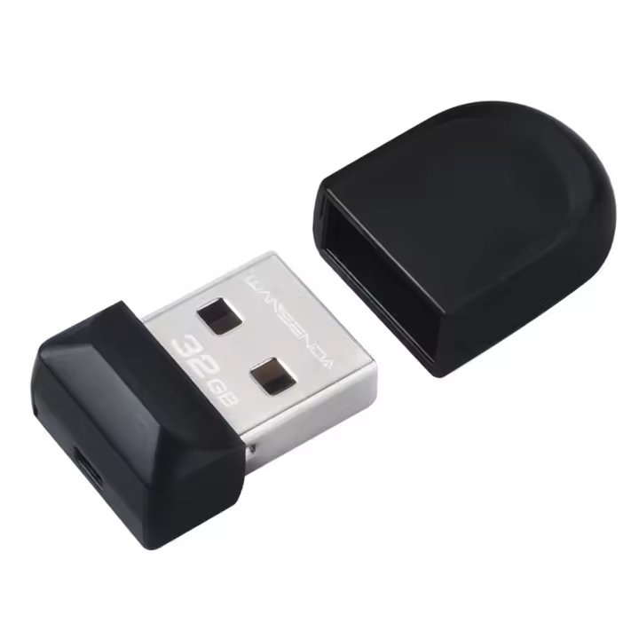 WANSENDA Super Mini USB Stick De Memoria Impermeable Pendrive 64GB 32GB 16GB 8GB 4GB USB 2.0 Metal No Cifrado - 1