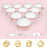 Lámpara LED Para Espejo De Vestíbulo Iluminación De Maquillaje Ajustable Y Sin Etapas Para Decoración De Dormitorio Luz Nocturna De Mesa De Vestir - details 1