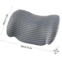 Almohada De Soporte Lumbar Para Alivio De Dolor De Espalda Con Tela De Espuma De Memoria Para Coches Sillas De Oficina Consolas De Juego Sofás Reclinadores Camas - details 9