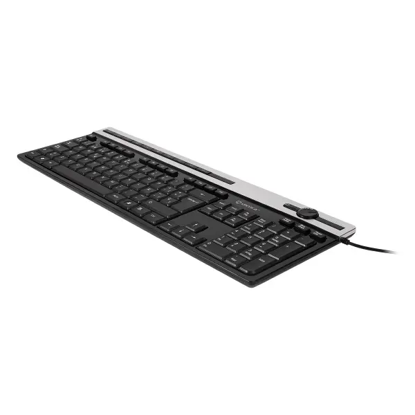 Unykach a2930 teclado usb con 105 teclas + 12 teclas multimedia - teclas planas - color negro - 1