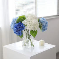 Ramo Artificial De Hiedra Euforbia Azul Toque Real Para Decoración De Bodas Arreglo Floral Interior Y Exterior - details 16