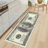 Carpetas De Dinero Americano Vintage Para Sala De Estar Y Dormitorio Alfombra De Entrada Con Diseño De Larga Bandeja Decorativa Para El Hogar Técnica Máquina De Poliéster 100% - details 2