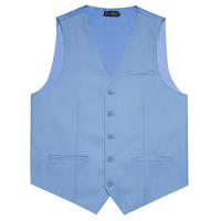 Chaleco Sin Mangas De Cuello V En Color Negro Azul Rojo Para Hombres Estilo Casual Slim Fit Vest Top Gilet Formal Business - details 6