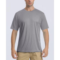 Camiseta De Hombre TACVASEN UPF 50+ Protección UV Cuello Redondo Manga Corta Verano Casual Deporte Secado Rápido Tejido Poliéster - details 3