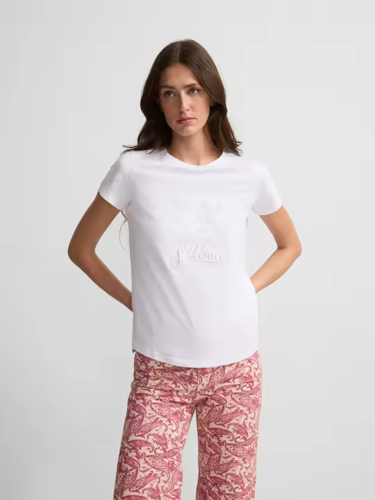 Silbon - Camiseta woman clasica blanca - 1
