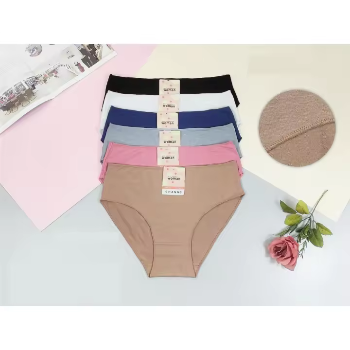 Bragas Mujer Algodon y Encaje Braguitas  Suaves y Cómodas Ropa Interior Bragas Mujer Algodón  Culotte Cintura Media Ropa Interior - 1