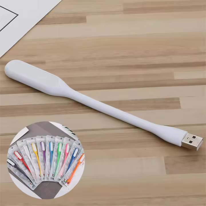 Lámpara De Lectura USB Mini LED Portátil Luz Nocturna Para Camping Ahorro De Energía Color Random Para Libro Computadora - 1