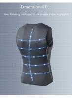Camiseta De Entrenamiento Para Hombre Secado Rápido Con Manga Corta Compresión Camiseta Deporte Gimnasio Top Sin Mangas - details 4