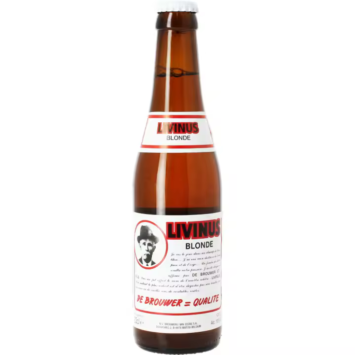 6 uds x Livinus Blonde 33Cl cerveza Belga rubia fuerte - 1