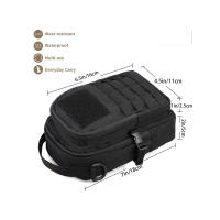 Bolsa Táctica De Pequeño Tamaño Para EDC Herramientas De Utilidad Multiusos De Molle Diseño Compacto Mini De Bolsa De Cinturón Para 3-Días De Ataque - details 2