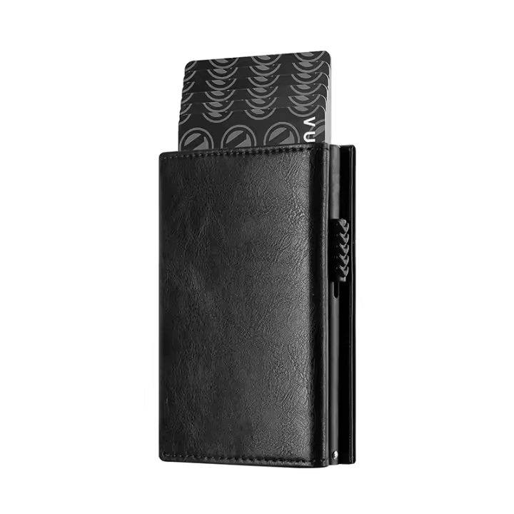 Credit Card Holder  RFID Blocking Bifold Wallet Men's Wallet with Coin Compartment and Banknote Compartment - 1