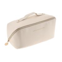 Makeup Bag / Toiletry Bag / Makeup Storage - Makeup Bag Beige - details 0