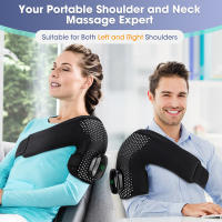 Masajeador magnético deslizante para articulaciones de hombros, dispositivo de terapia de masaje vibratorio con calor para hombros (2025) - details 18