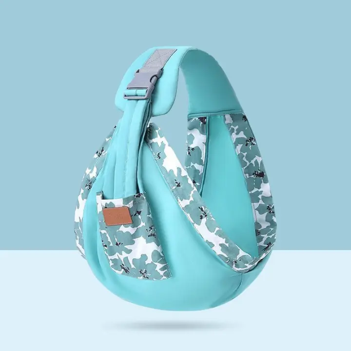 PORCHEDDU Fular portabebé para recién nacidos ,Portabebés Versátil 9 en 1 with Almohadilla Lumbar, Porta bebés Manos gratis, Fular PORTEO elástico y ergonómico, Liviano Baby Carrier para niños de entre 3 y 15 kilos, - 1