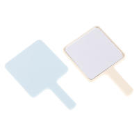 Espejo De Maquillaje Portátil Cuadrado Con Manija Espejo De Vestíbulo Compacto Para SPA Y Salón Espejo Cosmético Para Mujeres - details 3