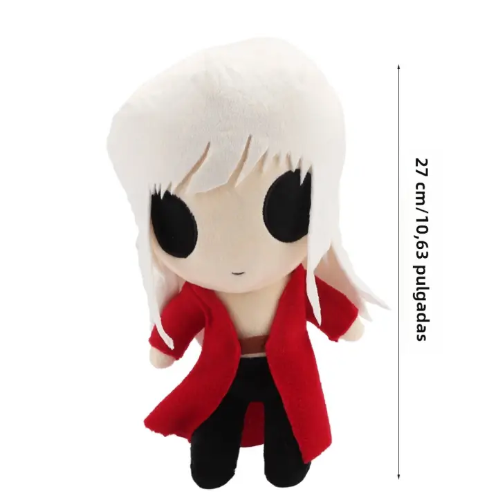 Muñeco De Peluche Anime Dibujo Animado Devil May Cry Dante Suave Almohada Decorativa Para Sala De Estar Regalo Para Niños - 1