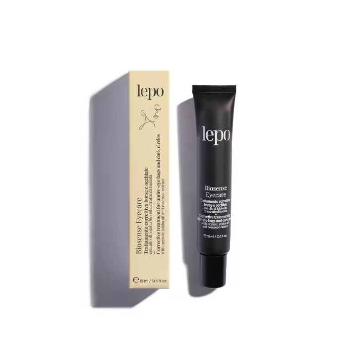 LEPO BIOSENSE EYECARE TRATAMIENTO CORRECTOR BOLSAS Y OJERAS a base de aceite de jojoba y extracto de rhodiola. Vegano, Cruelty free, 99% natural - 1