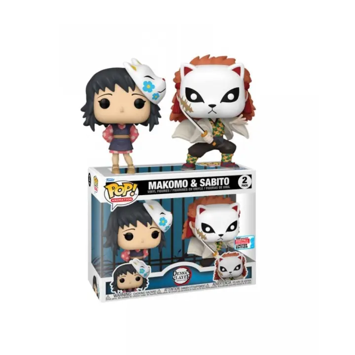 Funko pop Makomo & Sabito 2 Pack Demon Slayer 2023 Fall Convention - 1