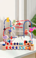 Juguetes Montessori Para Bebés Madera Dinosaurio Carrusel De Bolas Laberinto Educativo Para Niños Juego De Matemáticas Tema Animales Y Naturaleza - details 1
