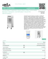 FABRILAMP Climatizador Evaporativo Nieve Blanco 80w 3velocidades Remoto Y Temporiz.Con panel de control TÁCTIL humidificador Y Acum.frio 56x23,5x26cm,4RUEDAS. Calidad TOP de confianza - details 2