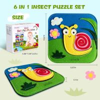Libro Ocupado Montessori Para Niños Con Animales De Color Y Forma Educación Temprana Juguetes De Motricidad Fina Libro Quieto De Giraffa - details 14
