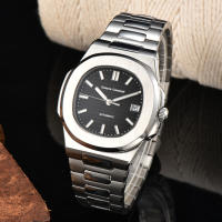 Reloj Automático Para Hombre Dwayne Campbell Clásico Acero Inoxidable Impermeable Cristal De Zafiro Luminoso Regalo Mejor Para Hombres - details 27