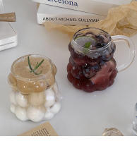 Taza De Café De Vidrio Resistente Al Calor Taza De Leche Para Desayuno Vaso De Agua Creativo Para Amantes Del Bebida Transparente De Borosilicato Alto - details 8