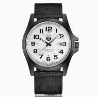 Reloj De Pulsera Deportivo Para Hombre Simple Y Elegante Con Calendario Cuarzo Material De Correa De Nylon Resistente Al Agua - details 6