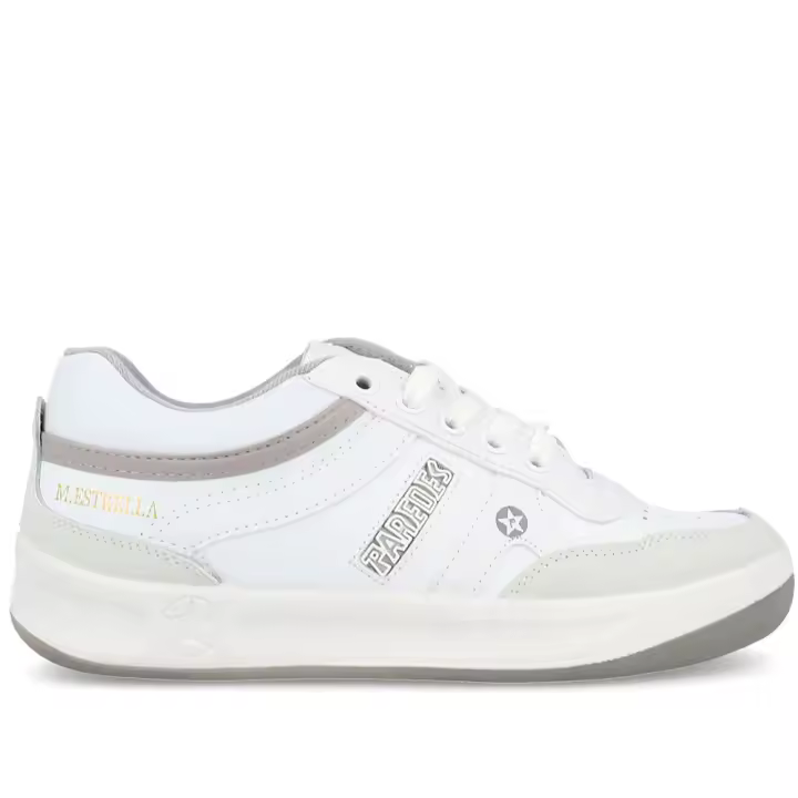 Paredes DP100 Blanco Zapatillas Deportivas Hombre - Flexibles y Transpirables - 1