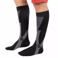Calcetines De Compresión Para Hombres Y Mujeres Antifatiga Alivio Del Dolor 20-30 Mmhg Negro Calcetines Deportivos Ajustables - details 10