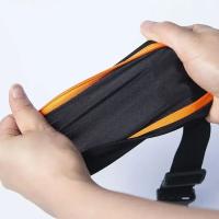 Bolsa De Cintura Impermeable Para Ciclismo Con Doble Bolsillo Correa De Teléfono Nylon Small Bags Para Viajes Running Senderismo Deportes Y Compras Unisex - details 4