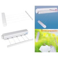 Tendedor Retráctil Portátil ,de pared ,extensible,Tendedor de 5 cuerdas  ajustables ,retractables ,Automático 3m - details 1