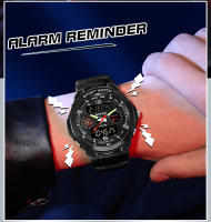 Reloj Electrónico Para Hombre SANDA 6197 Edición Coreana Deportivo Multifuncional Impermeable LED Estudiante Resistente Al Choque Con Pantalla LED Y Cronógrafo - details 13