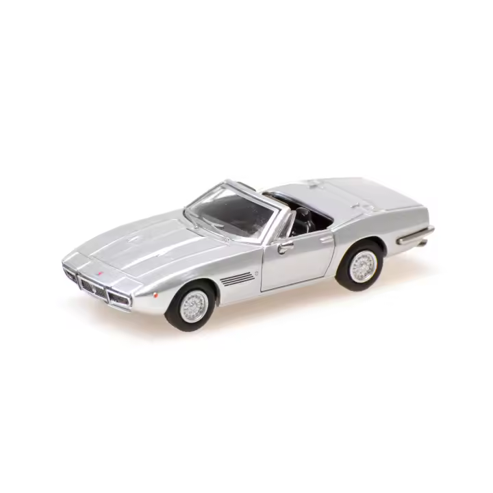 MINICHAMPS 1/87 MASERATI GHIBLI SPYDER PLATA 1969 - 870123030 - 1
