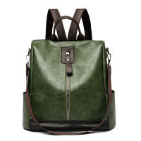 Mochila antirrobo de piel sintética para mujer, de gran capacidad bolso de hombro, de viaje, de marca famosa, a la moda - details 2