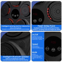 Maquina de boxeo musical, para Adultos y Niños, Maquina de Boxeo Musical Electronic LED Wall Boxing Target Smart Boxing Aparatos de Entrenamiento Soporta Bluetooth Recargable por USB, 9 Modos de Velocidad - details 5