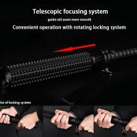 Lámpara De Mano KDULIT Con Doble Función De Autodefensa Y Iluminación Super Brilla Telescopio Recargable Para Exteriores - details 5
