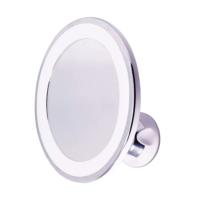 Espejo UNIQ con ventosa, luz LED y aumento X10, Blanco - details 1