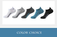 5 Pares De Calcetines Cortos De Algodón Para Hombre Y Mujer Calcetines Deportivos De Banda Alta Transpirables Para Verano Calcetines Casuales De Tobillo - details 1