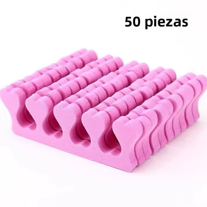 Separadores De Dedos Para Uñas Y Pies De Esponja Suave Herramientas De Belleza Para Esmalte De Gel UV Manicura Y Pedicura Kit De Uñas - 1