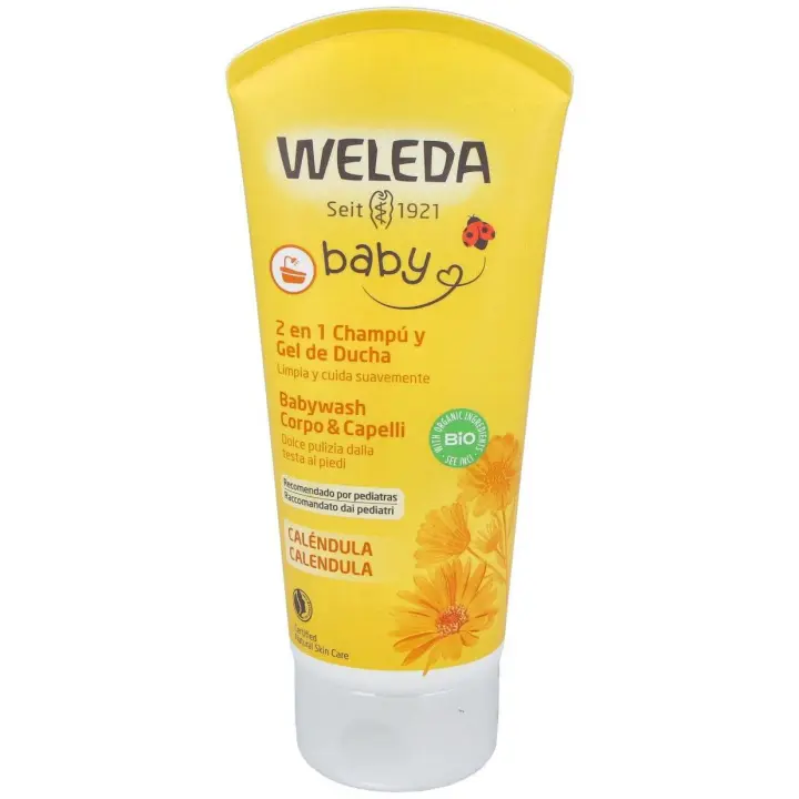Weleda Baby 2 En 1 Champú Y Gel De Ducha De Caléndula 200Ml - 1